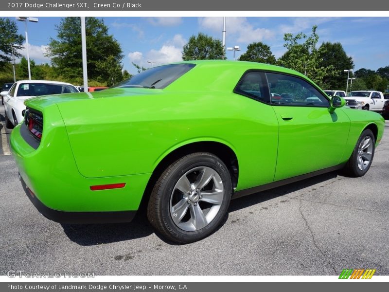 Green Go / Black 2017 Dodge Challenger SXT