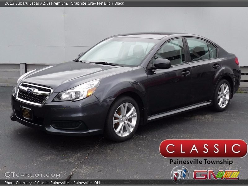 Graphite Gray Metallic / Black 2013 Subaru Legacy 2.5i Premium