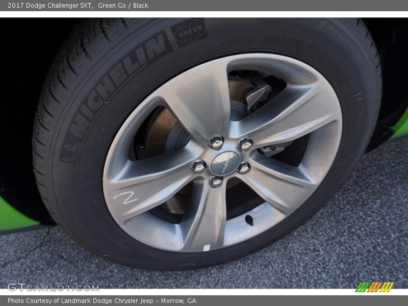 Green Go / Black 2017 Dodge Challenger SXT