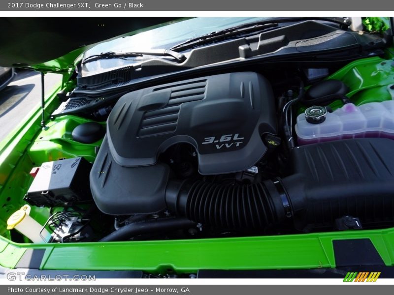 Green Go / Black 2017 Dodge Challenger SXT
