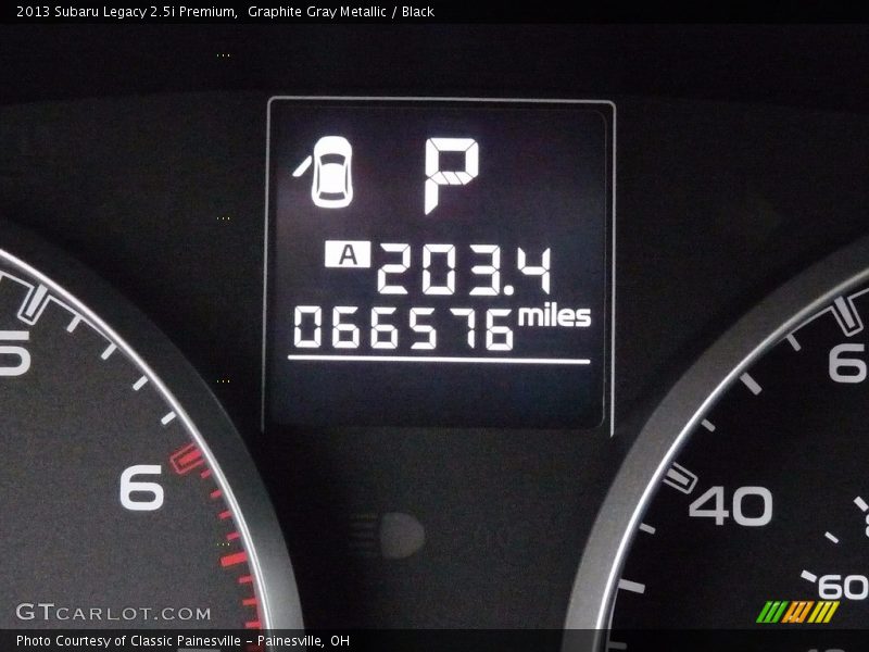 Graphite Gray Metallic / Black 2013 Subaru Legacy 2.5i Premium