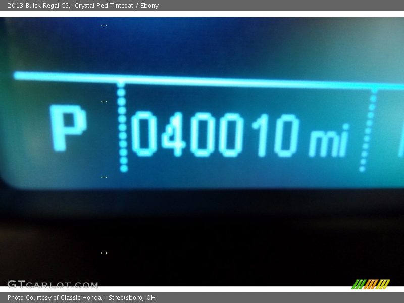 Crystal Red Tintcoat / Ebony 2013 Buick Regal GS
