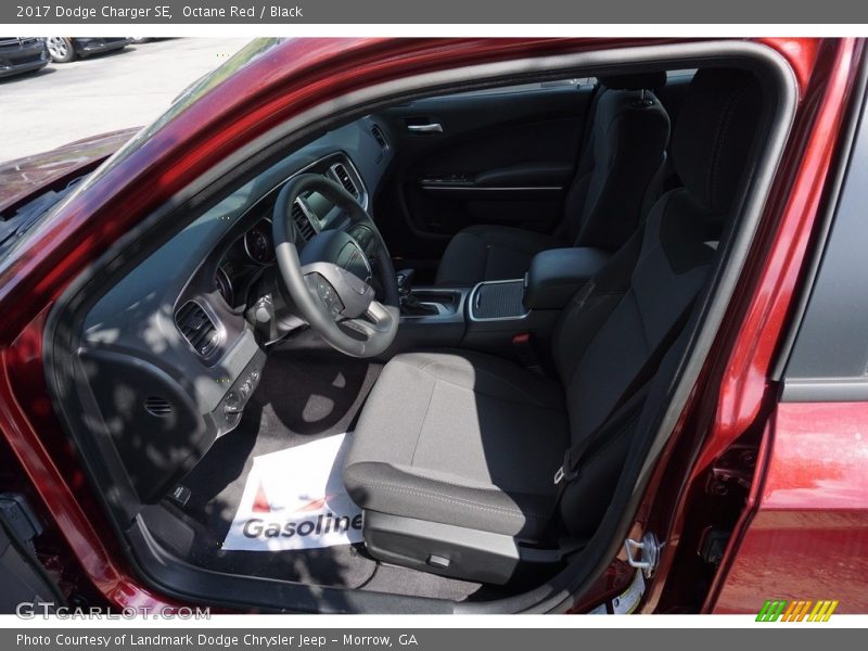Octane Red / Black 2017 Dodge Charger SE