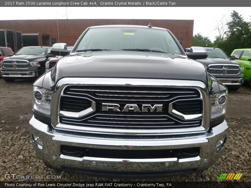 Granite Crystal Metallic / Black/Cattle Tan 2017 Ram 2500 Laramie Longhorn Crew Cab 4x4