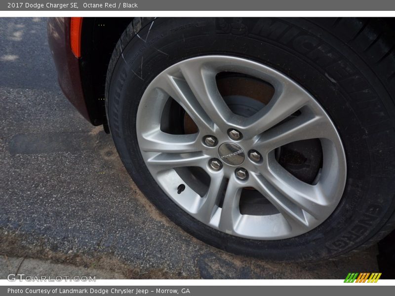 Octane Red / Black 2017 Dodge Charger SE