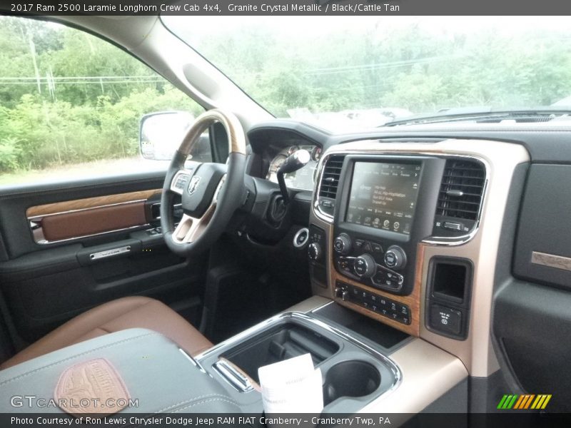 Granite Crystal Metallic / Black/Cattle Tan 2017 Ram 2500 Laramie Longhorn Crew Cab 4x4
