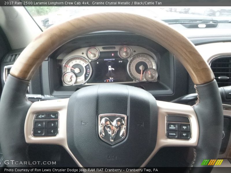 Granite Crystal Metallic / Black/Cattle Tan 2017 Ram 2500 Laramie Longhorn Crew Cab 4x4