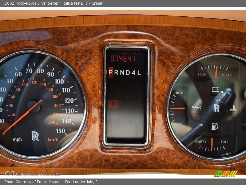  2002 Silver Seraph   Gauges