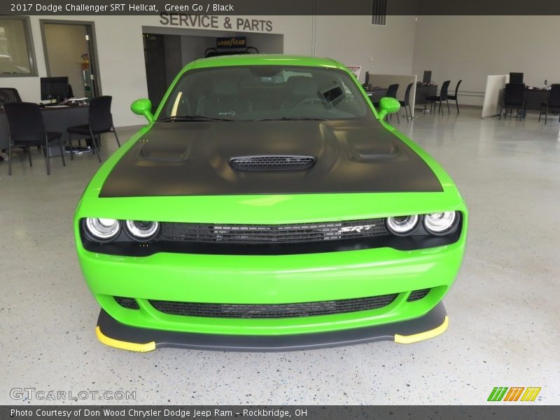 Green Go / Black 2017 Dodge Challenger SRT Hellcat
