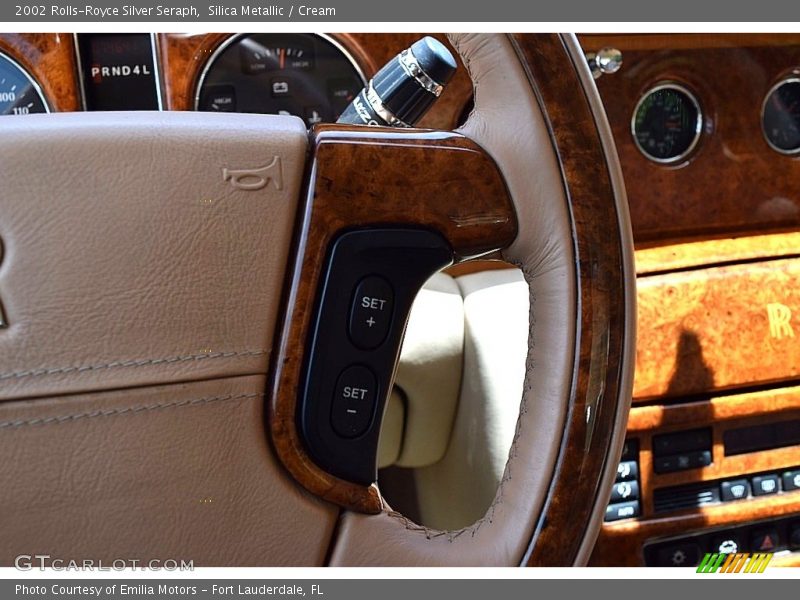 2002 Silver Seraph  Steering Wheel