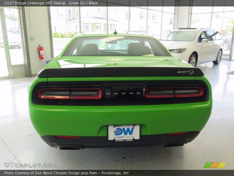 Green Go / Black 2017 Dodge Challenger SRT Hellcat