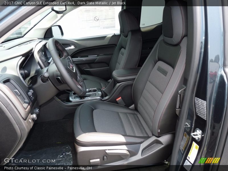Dark Slate Metallic / Jet Black 2017 GMC Canyon SLE Extended Cab 4x4