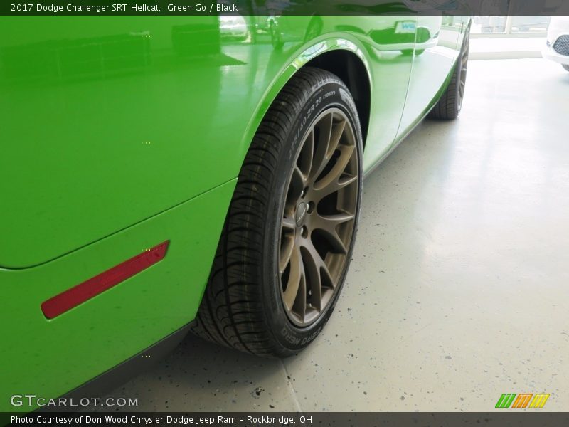 Green Go / Black 2017 Dodge Challenger SRT Hellcat