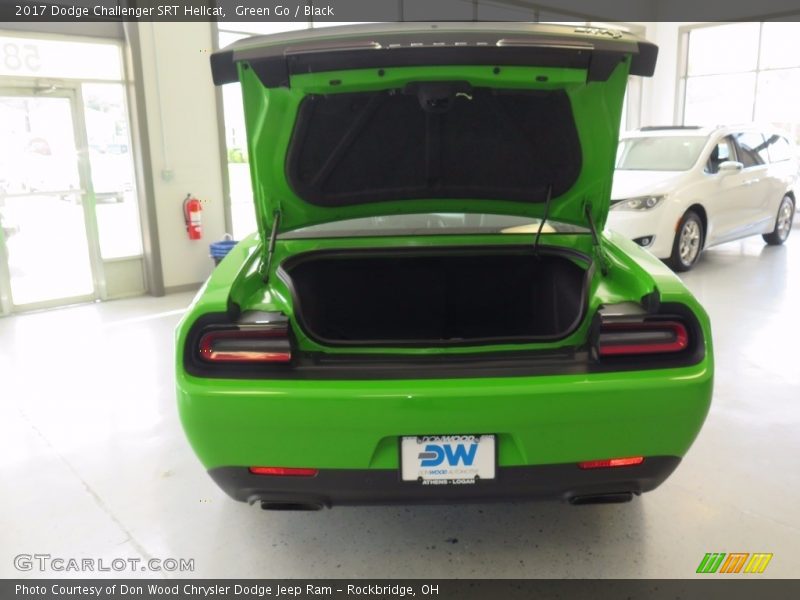 Green Go / Black 2017 Dodge Challenger SRT Hellcat