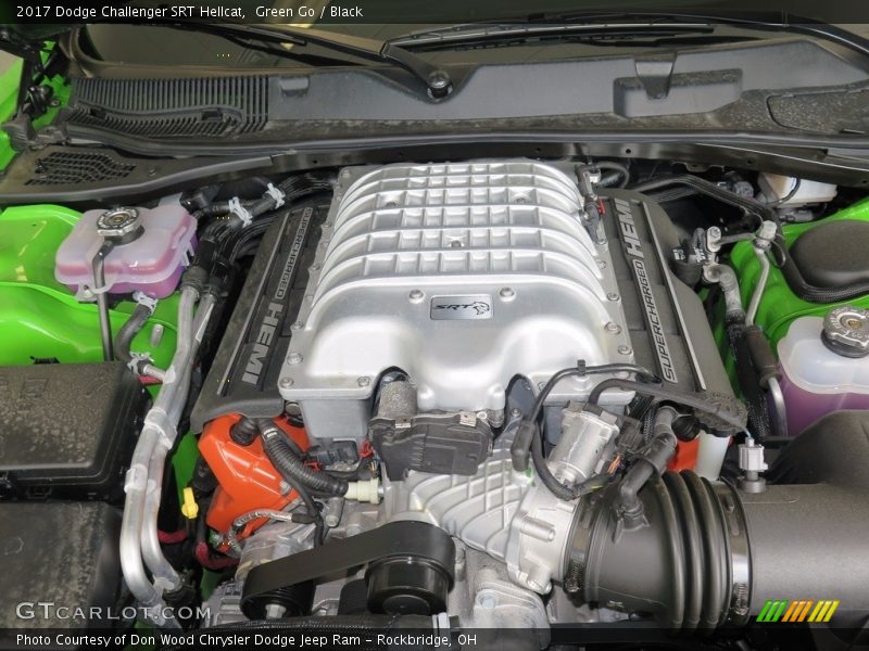  2017 Challenger SRT Hellcat Engine - 6.2 Liter Supercharged HEMI OHV 16-Valve VVT V8