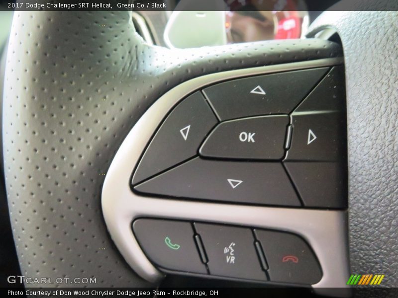 Controls of 2017 Challenger SRT Hellcat