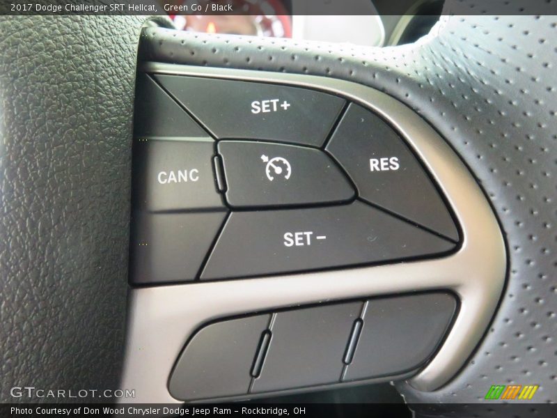 Controls of 2017 Challenger SRT Hellcat