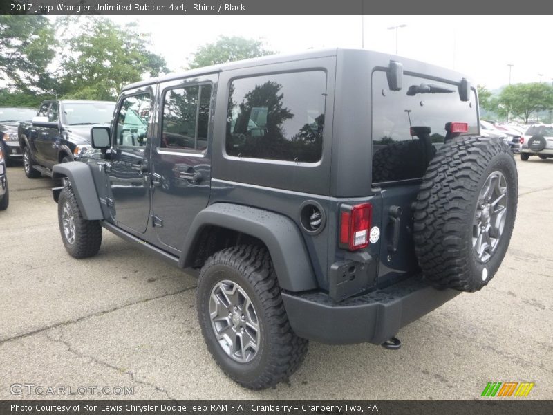 Rhino / Black 2017 Jeep Wrangler Unlimited Rubicon 4x4