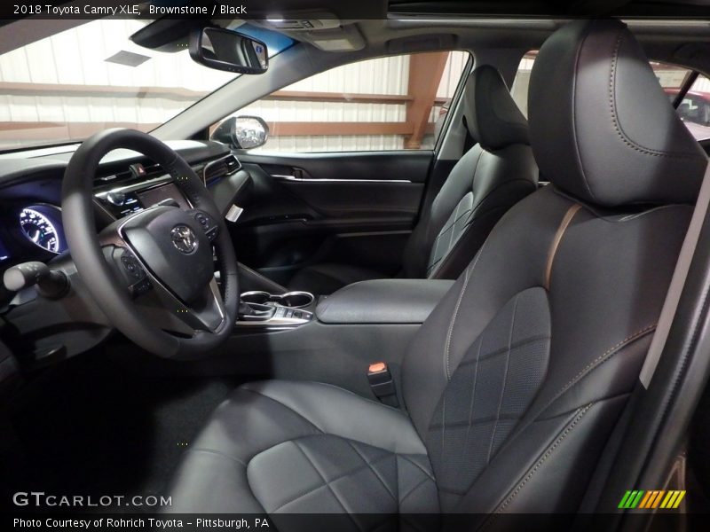 Front Seat of 2018 Camry XLE