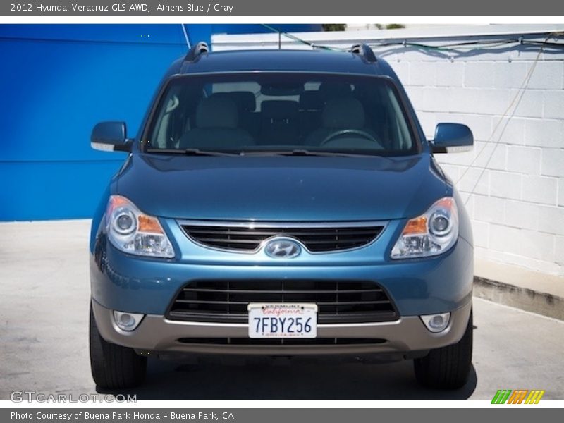 Athens Blue / Gray 2012 Hyundai Veracruz GLS AWD