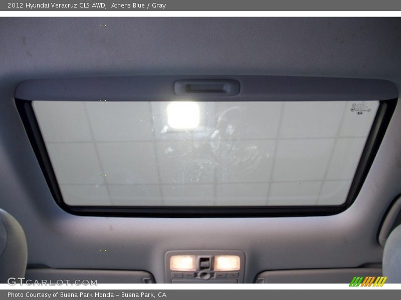 Athens Blue / Gray 2012 Hyundai Veracruz GLS AWD