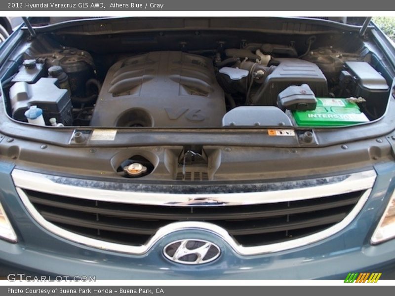 Athens Blue / Gray 2012 Hyundai Veracruz GLS AWD