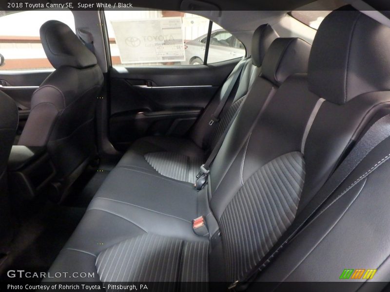 Rear Seat of 2018 Camry SE