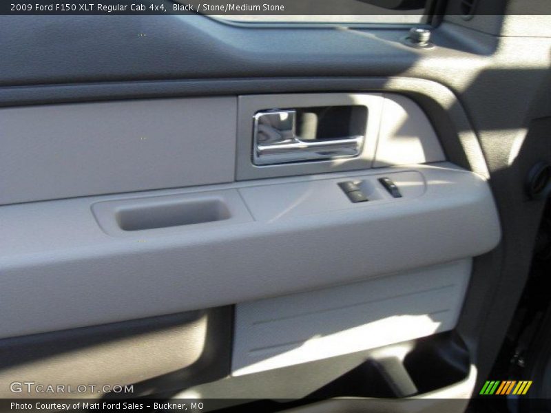 Black / Stone/Medium Stone 2009 Ford F150 XLT Regular Cab 4x4