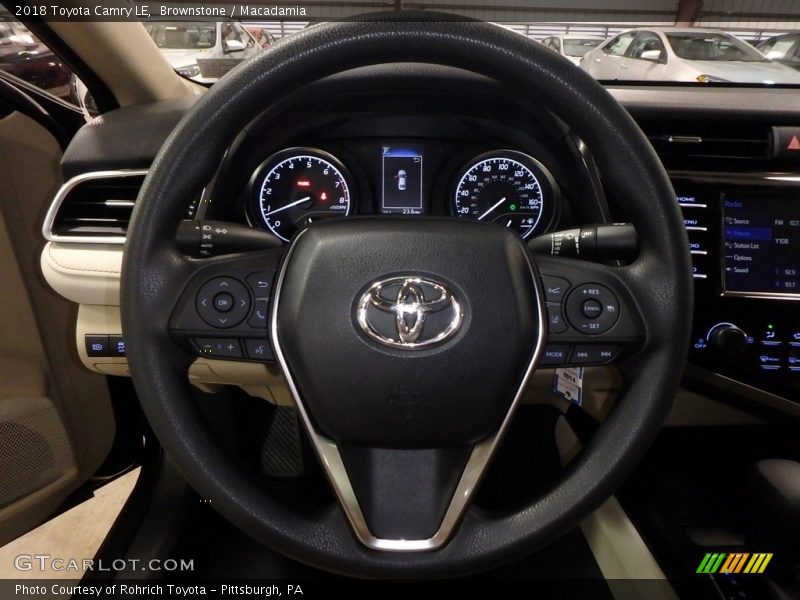 Brownstone / Macadamia 2018 Toyota Camry LE