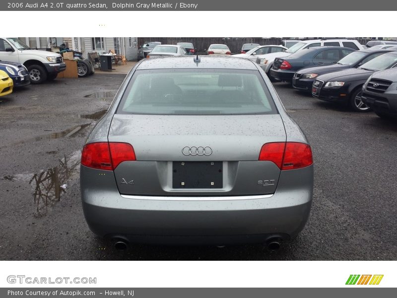 Dolphin Gray Metallic / Ebony 2006 Audi A4 2.0T quattro Sedan