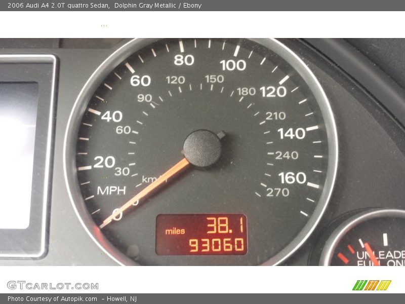 Dolphin Gray Metallic / Ebony 2006 Audi A4 2.0T quattro Sedan
