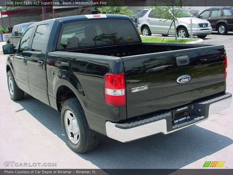Black / Medium/Dark Flint 2006 Ford F150 XLT SuperCrew