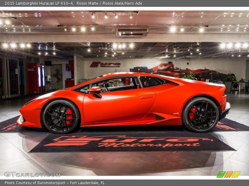 Rosso Matte / Rosso Alala/Nero Ade 2015 Lamborghini Huracan LP 610-4