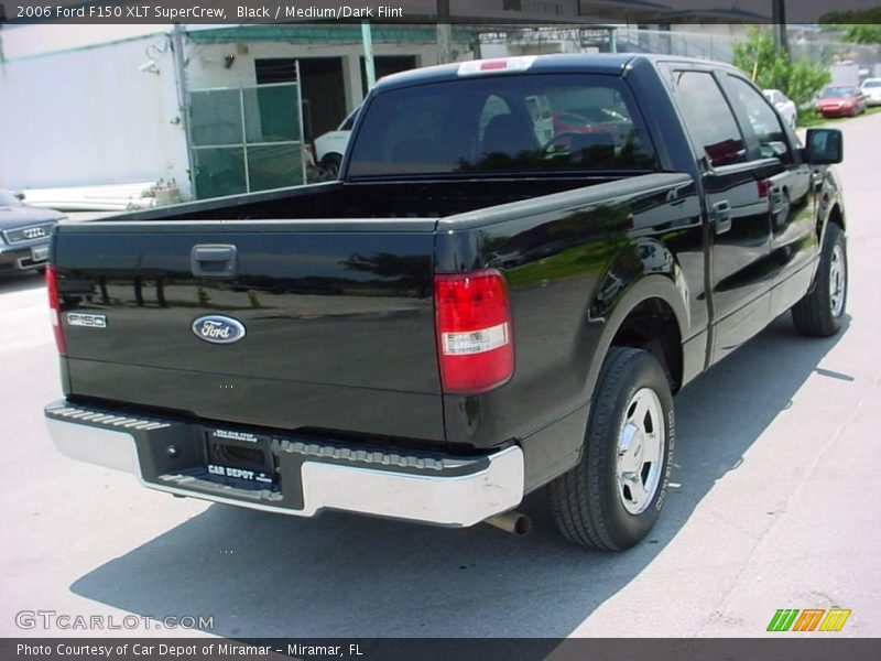 Black / Medium/Dark Flint 2006 Ford F150 XLT SuperCrew