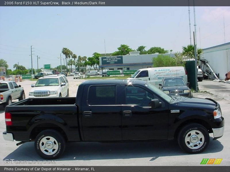 Black / Medium/Dark Flint 2006 Ford F150 XLT SuperCrew