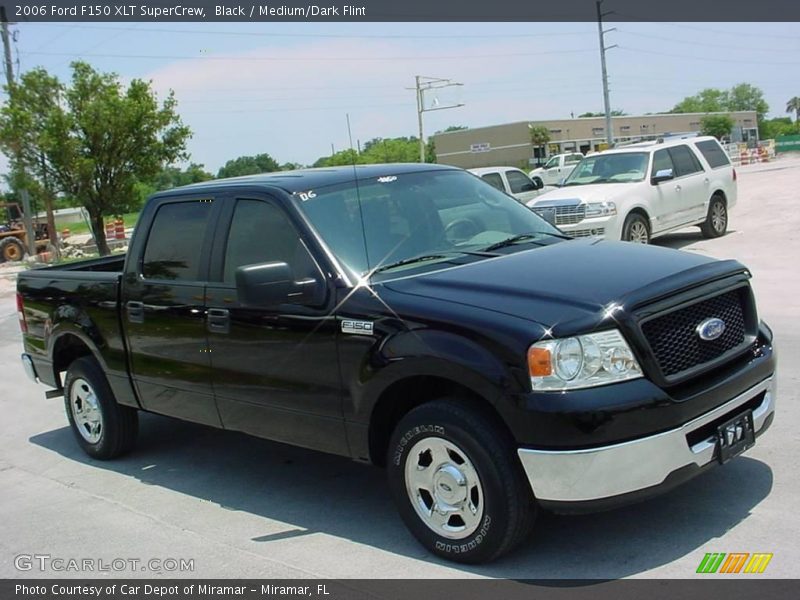 Black / Medium/Dark Flint 2006 Ford F150 XLT SuperCrew