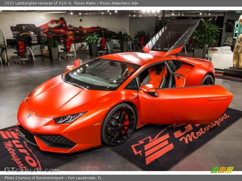 Rosso Matte / Rosso Alala/Nero Ade 2015 Lamborghini Huracan LP 610-4