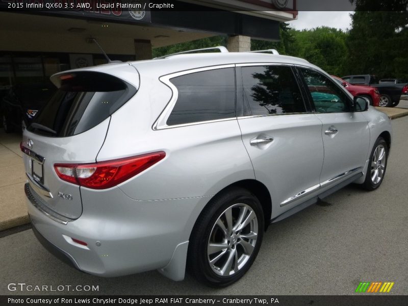 Liquid Platinum / Graphite 2015 Infiniti QX60 3.5 AWD