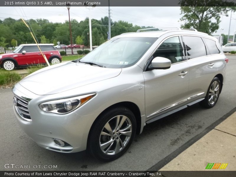 Liquid Platinum / Graphite 2015 Infiniti QX60 3.5 AWD