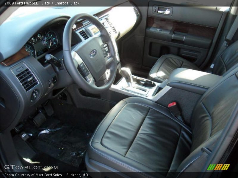 Black / Charcoal Black 2009 Ford Flex SEL