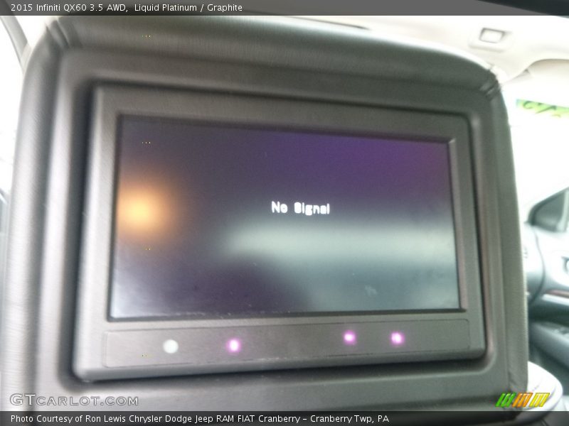Liquid Platinum / Graphite 2015 Infiniti QX60 3.5 AWD