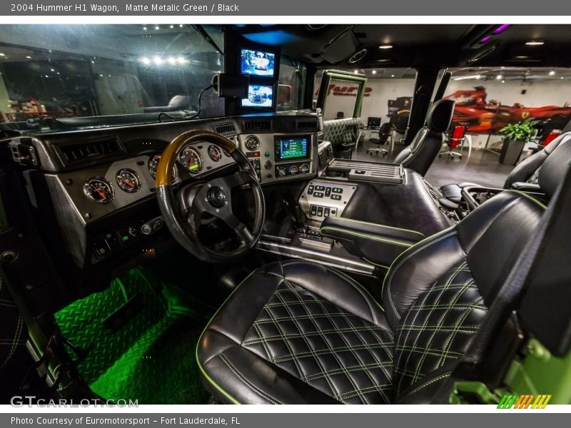 Matte Metalic Green / Black 2004 Hummer H1 Wagon