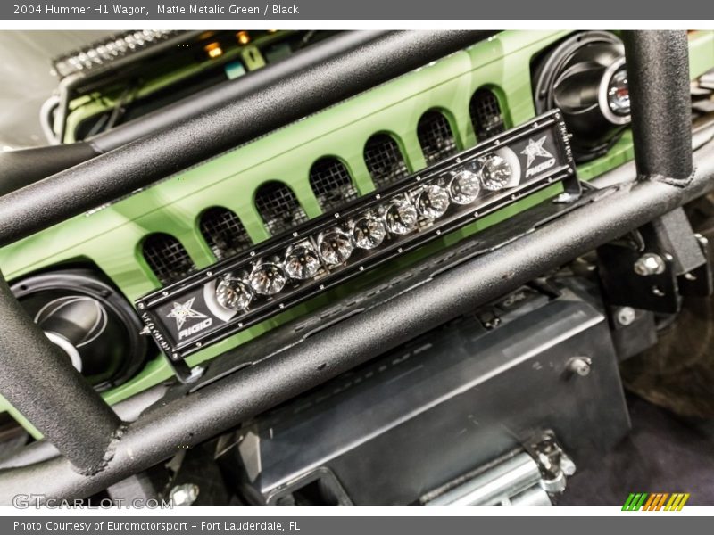 Matte Metalic Green / Black 2004 Hummer H1 Wagon