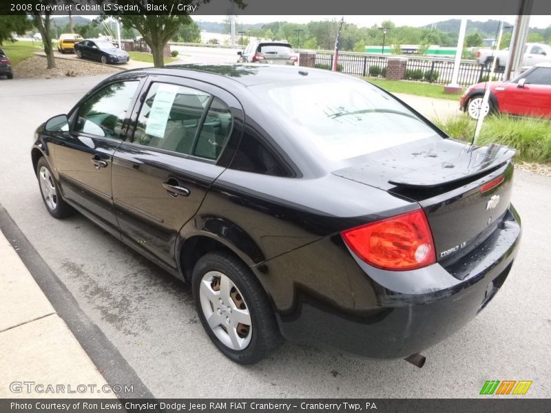Black / Gray 2008 Chevrolet Cobalt LS Sedan