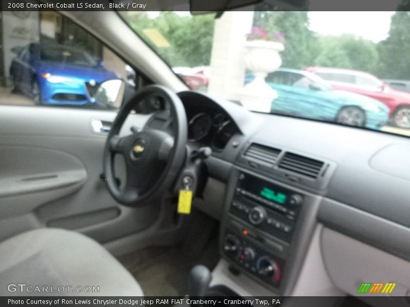 Black / Gray 2008 Chevrolet Cobalt LS Sedan