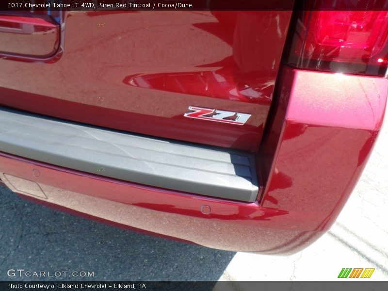 Siren Red Tintcoat / Cocoa/Dune 2017 Chevrolet Tahoe LT 4WD