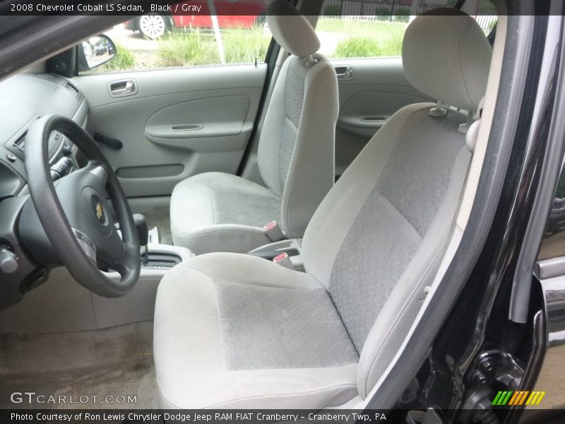 Black / Gray 2008 Chevrolet Cobalt LS Sedan