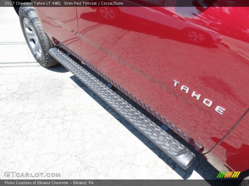 Siren Red Tintcoat / Cocoa/Dune 2017 Chevrolet Tahoe LT 4WD