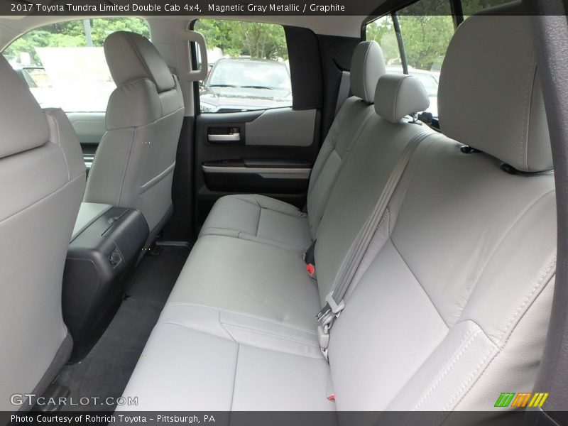 Rear Seat of 2017 Tundra Limited Double Cab 4x4