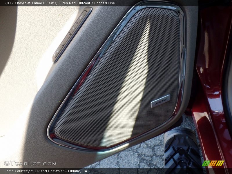 Siren Red Tintcoat / Cocoa/Dune 2017 Chevrolet Tahoe LT 4WD